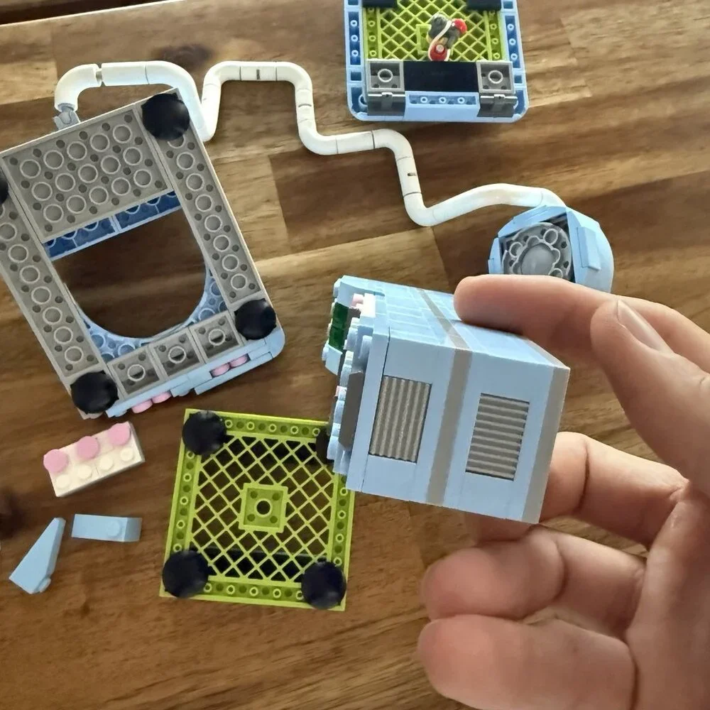 Lego Creator Pieces Blue Telephone.‎ INCOMPLETE SET / MISSING PIECES - AS IS
